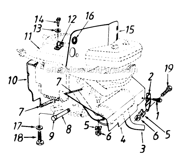 MTD 135Q660G013 (1995) Lawn Tractor Page D Diagram