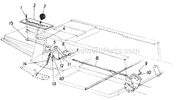 MTD 136-610-131 (1986) Lawn Tractor Page E Diagram