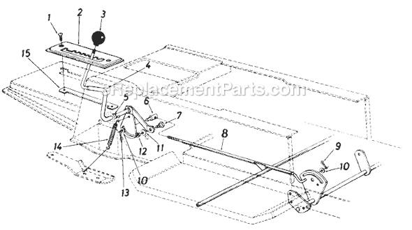 MTD 136-611-000 (1986) Lawn Tractor Page E Diagram