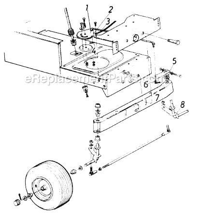 MTD 136-612-118 (1986) Lawn Tractor Page I Diagram