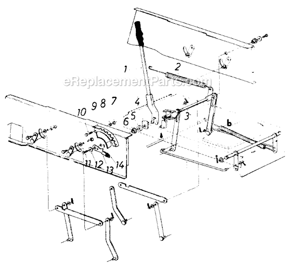 MTD 136-616-000 (1986) Lawn Tractor Page H Diagram