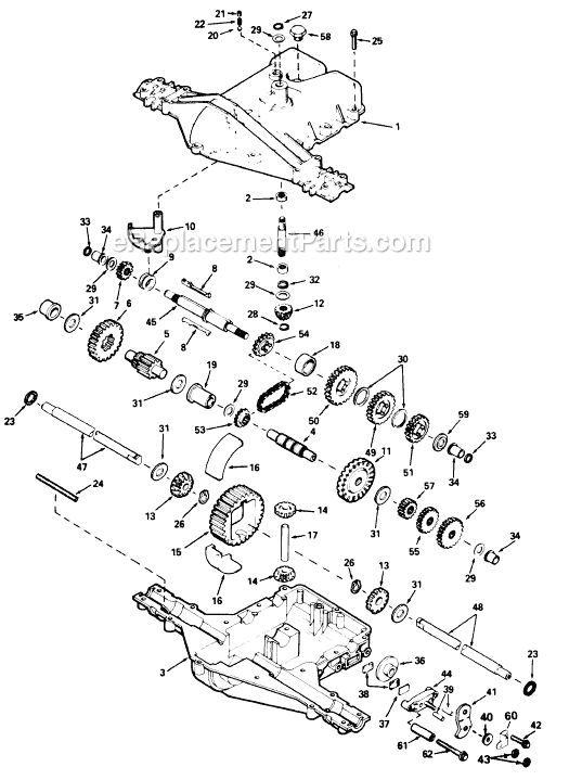 MTD 136-621-372 (1986) Lawn Tractor Page O Diagram