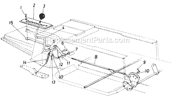 MTD 136-625-000 (1986) Lawn Tractor Page H Diagram