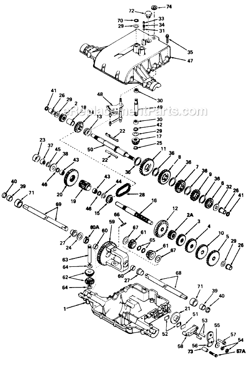 MTD 136-653-000 (1986) Lawn Tractor Page D Diagram