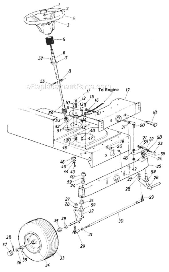 MTD 13655-8 (1988) Lawn Tractor Page C Diagram