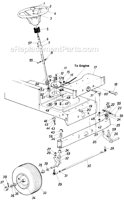 MTD 13675-7 (1987) Lawn Tractor Page D Diagram