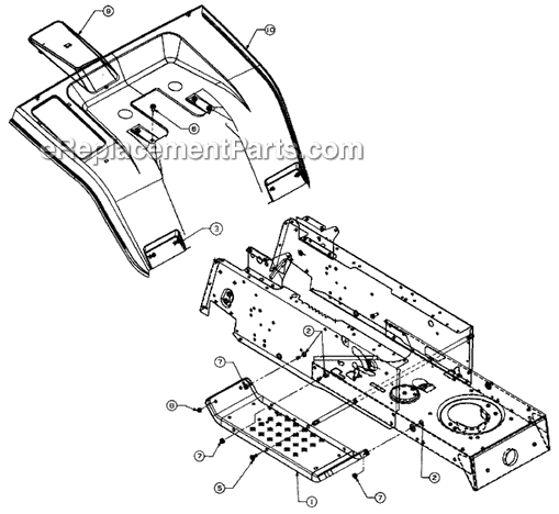 MTD 136G765N304 (481-2368) (1996) Lawn Tractor Page M Diagram