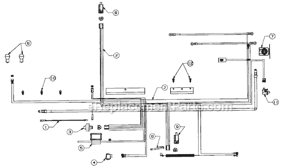 MTD 136G765N304 (481-2368) (1996) Lawn Tractor Page E Diagram