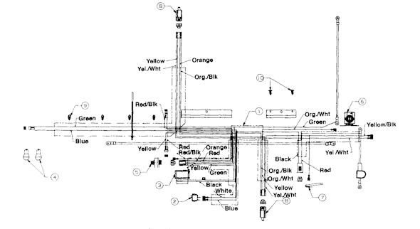 MTD 136M660G129 (725-509) (1996) Lawn Tractor Page D Diagram