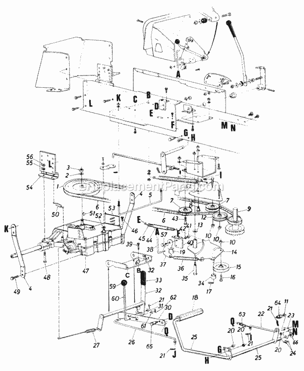 MTD 138-723-000 (1988) Lawn Tractor Page C Diagram