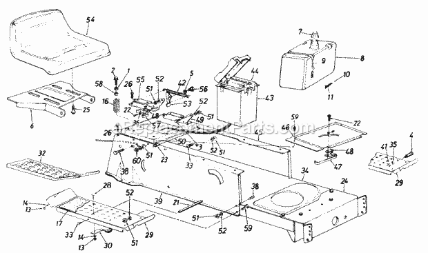 MTD 139-652-169 Lawn Tractor Page D Diagram