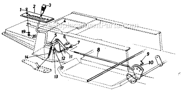 MTD 139-652F105 (1990) Lawn Tractor Page E Diagram