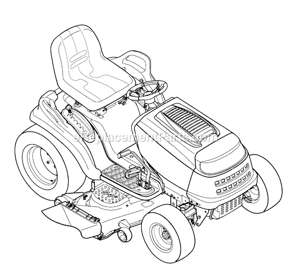 MTD 13AA625P004 (2009) Lawn Tractor Page I Diagram