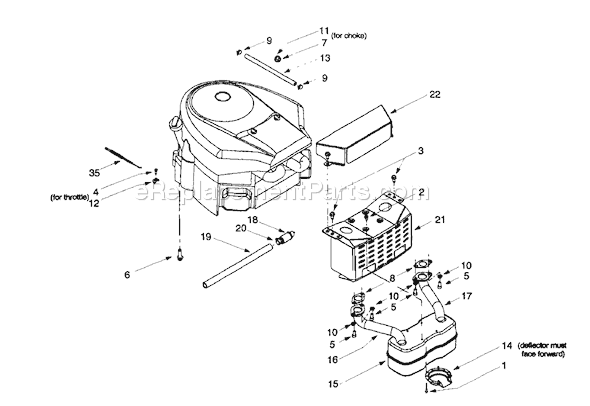 Yard Man 13AD604G401 (1999) Lawn Tractor Page H Diagram