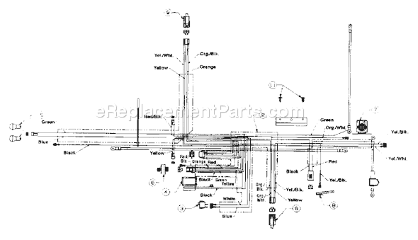 Yard Man 13AD674G401 (1999) Lawn Tractor Page D Diagram