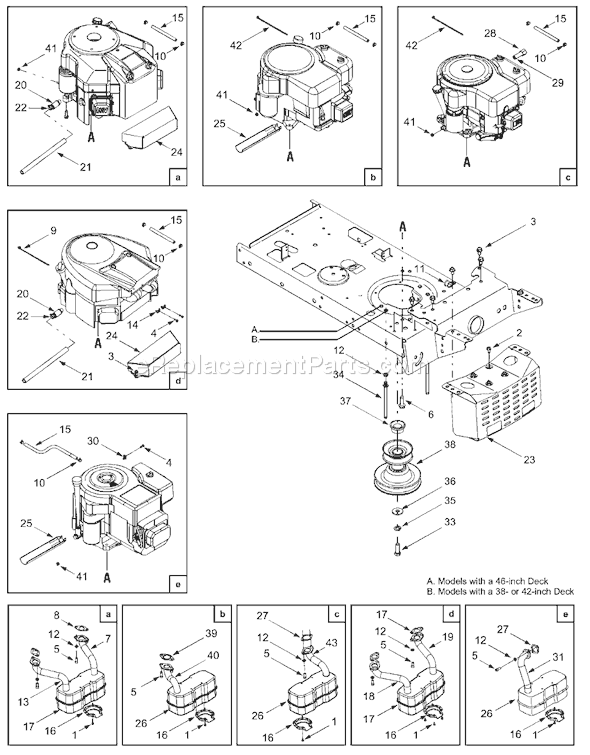 MTD 13AD683G713 (2004) Lawn Tractor Page D Diagram