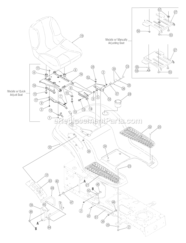MTD 13AG601H729 (2005) Lawn Tractor Fender Assembly Diagram