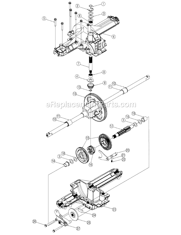 MTD 13AL771H004 (2008) Lawn Tractor Page I Diagram