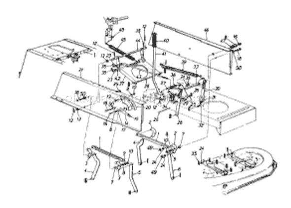 MTD 13AM673G033 (2000) Lawn Tractor Page C Diagram