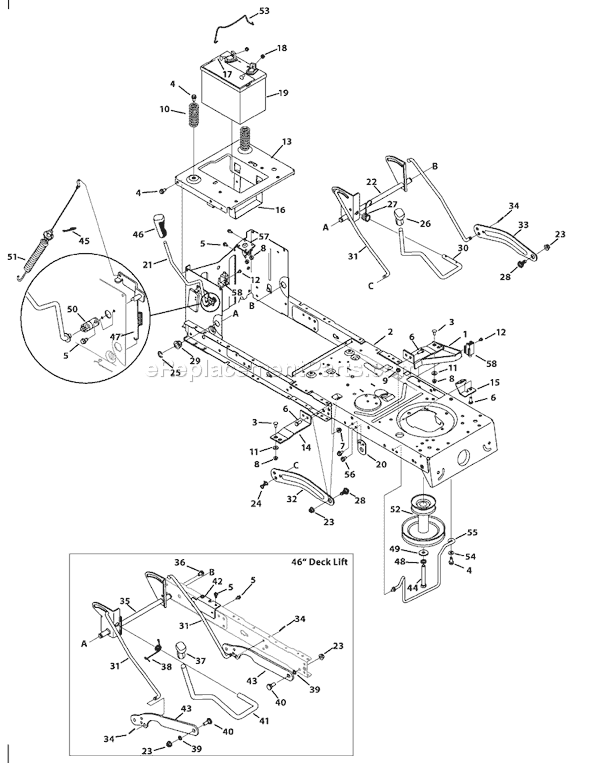 MTD 13AM761F265 (2009) Lawn Tractor Engine Accessories B&s Model 28 Diagram
