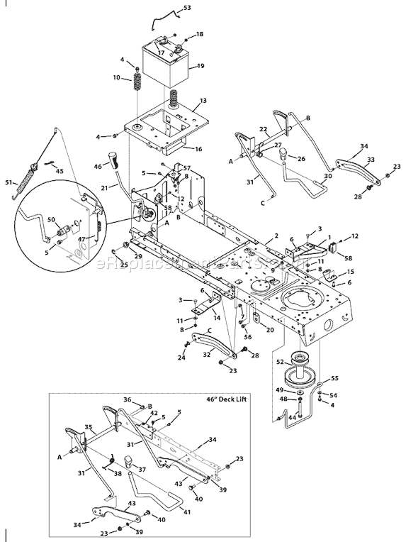 MTD 13AO771H055 (2009) Lawn Tractor Engine Accessories B&s Model 28 Diagram