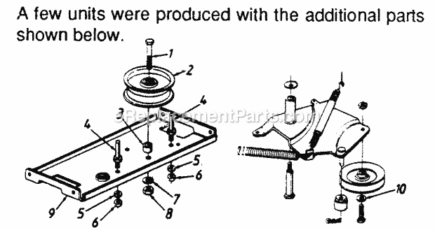 MTD 141-843-000 (1991) Lawn Tractor Page E Diagram