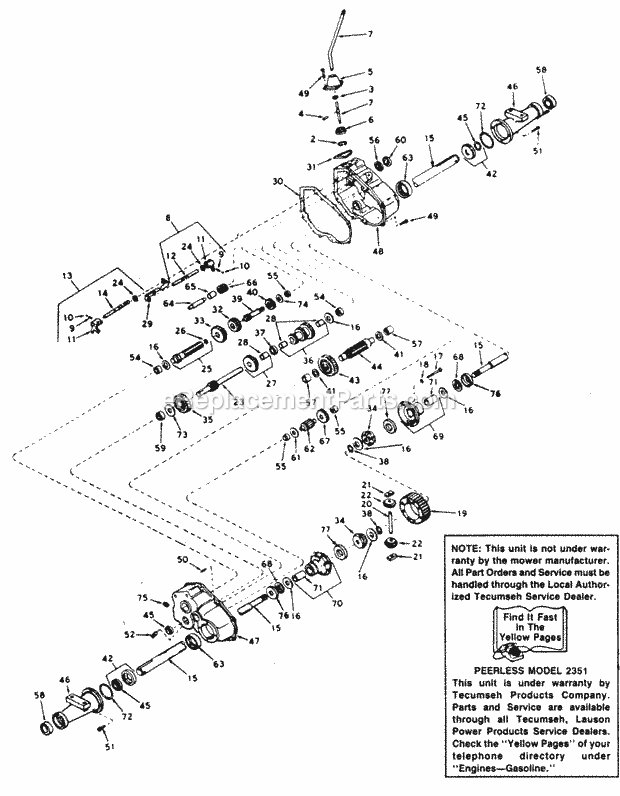 MTD 147-802-000 (1987) Lawn Tractor Page G Diagram