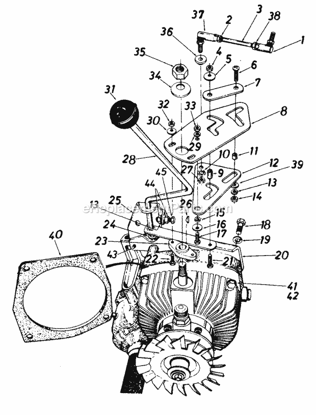 MTD 147-860-000 (1987) Lawn Tractor Page H Diagram