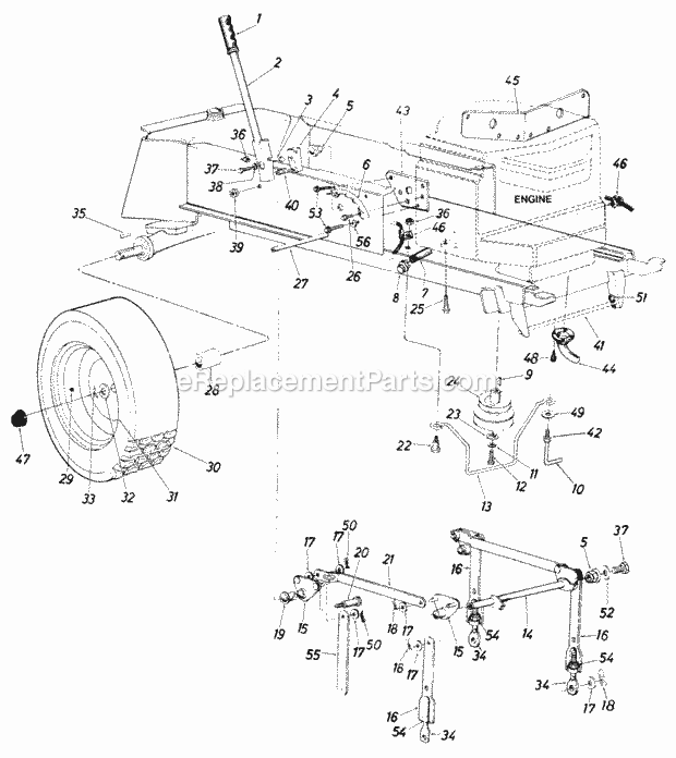 MTD 148-823-000 (1988) Lawn Tractor Page F Diagram