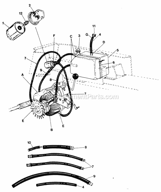 MTD 148-845-000 (1988) Lawn Tractor Parts Diagram