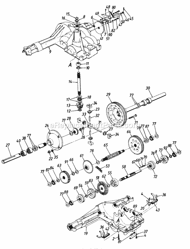 MTD 149-812-000 (1989) Lawn Tractor Page G Diagram
