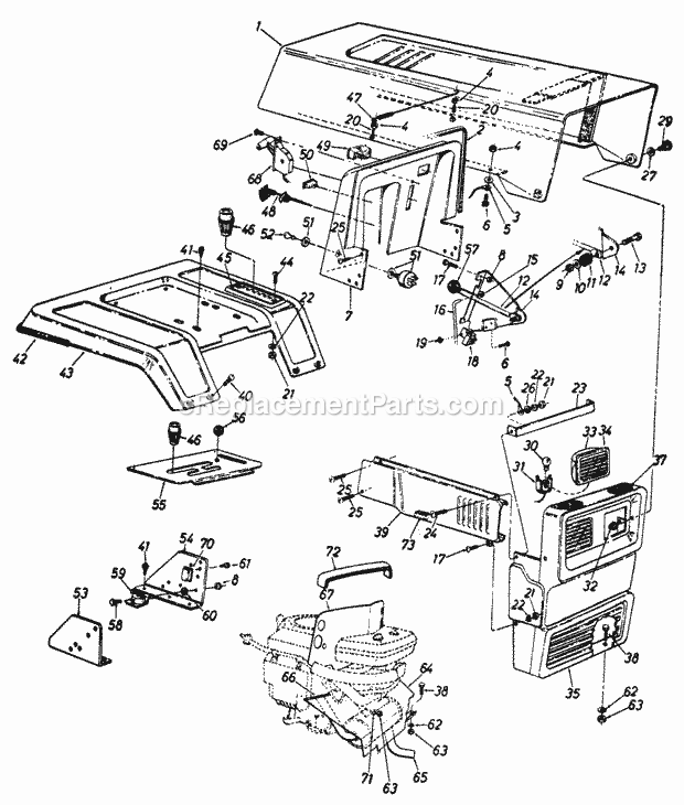 MTD 149-813-000 (1989) Lawn Tractor Parts Diagram