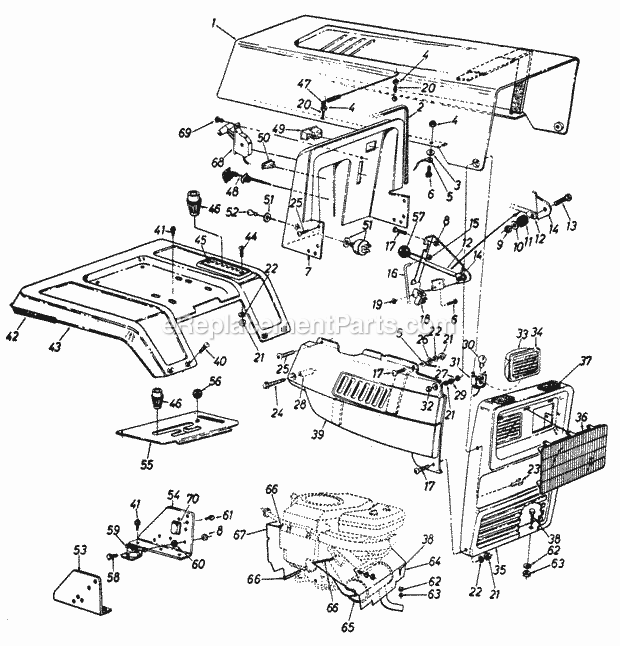 MTD 149-818-000 (1989) Lawn Tractor Parts Diagram