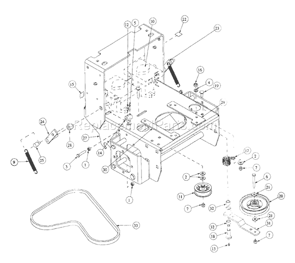 MTD Pro 1748F (55AF3DAM195) Walk-Behind Mower Page E Diagram