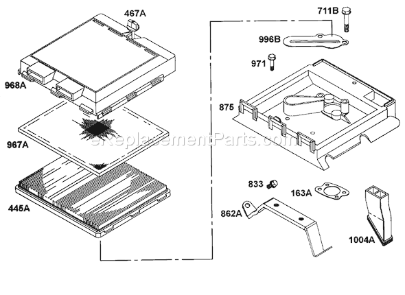 MTD Pro 1848F (55AF3C5M195) Walk-Behind Mower Page F Diagram