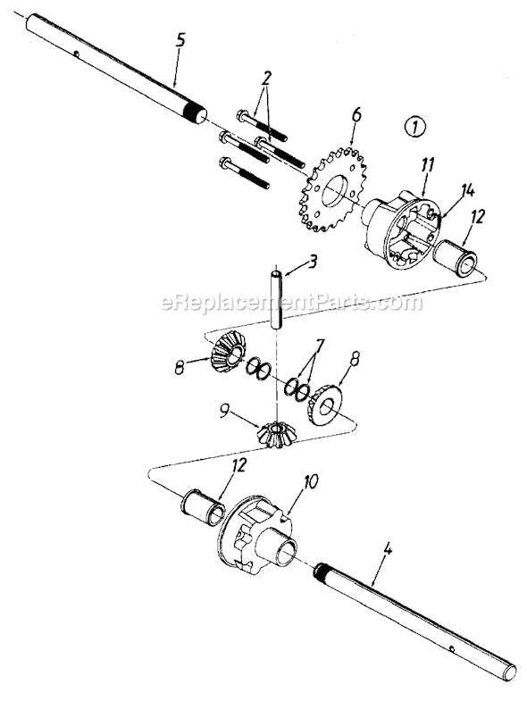 MTD 245-315B304 (1995) Chipper Page B Diagram