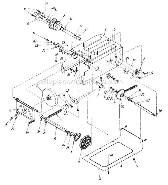 MTD 245-315B304 (1995) Chipper Page C Diagram