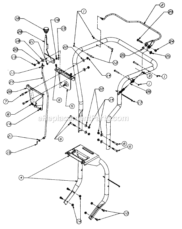 MTD 245-315B304 (1995) Chipper Page D Diagram