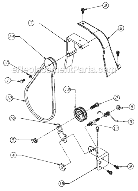 MTD 245-315B304 (1995) Chipper Page F Diagram