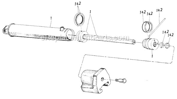 MTD 245-642-229 (1985) Log Splitter Page B Diagram