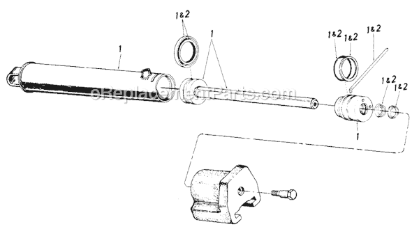 MTD 247-645-720 (1987) Log Splitter Page B Diagram