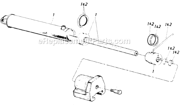 MTD 248-643-054 (1988) Log Splitter Page C Diagram