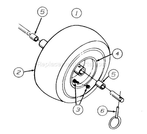 MTD 315-641E000 (1995) Snow Blower Page E Diagram