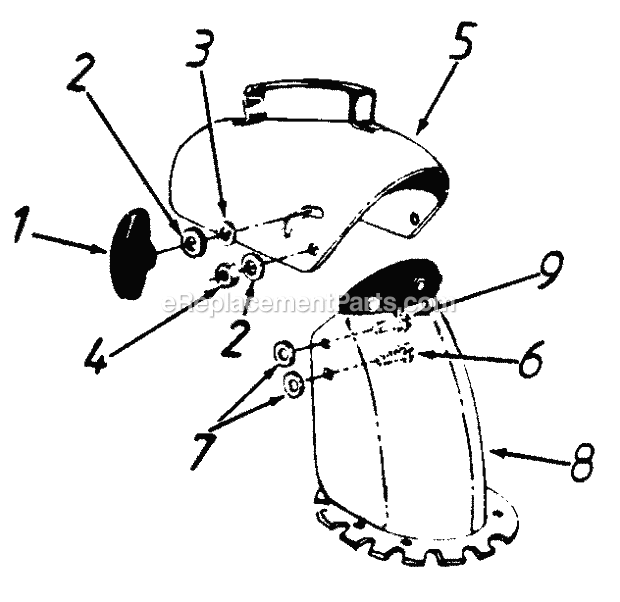 MTD 318-586-205 Snowblower Steel_Chute Diagram