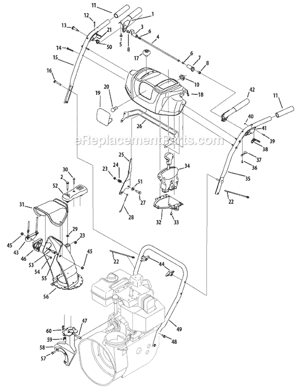 MTD Pro 31AE5MLH129 (2007) Snow Thrower Page C Diagram