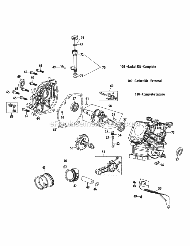 MTD 31AS2S1E795 (2014) Single Stage Snow Thrower Page B Diagram