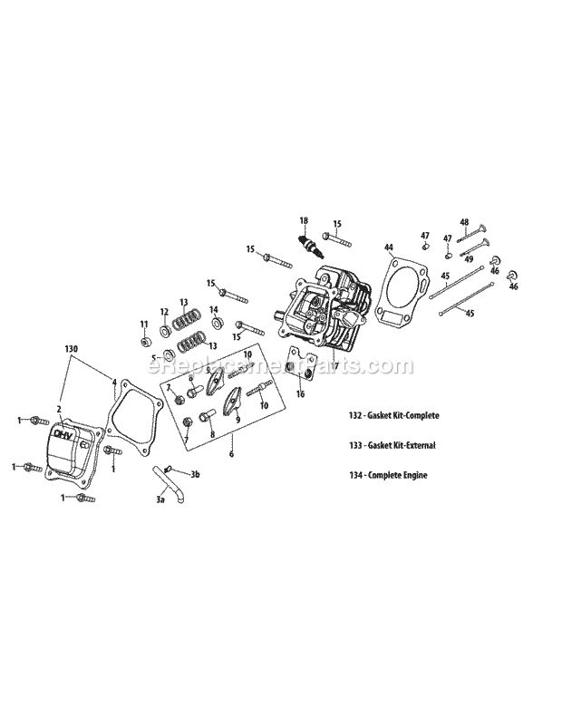 Yard Machines 31BM63LF704 (2012) Two Stage Snow Thrower Page C Diagram