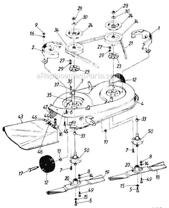 MTD 322-014 (1988) Lawn Tractor Page F Diagram