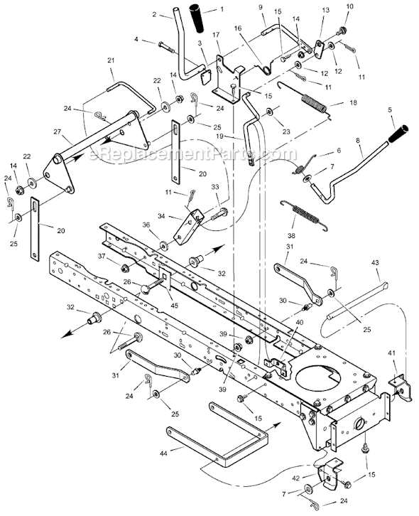 Murray 405000x8A 40" Lawn Tractor Page F Diagram