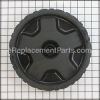 Yard Machines Front Wheel Black part number: 634-04642